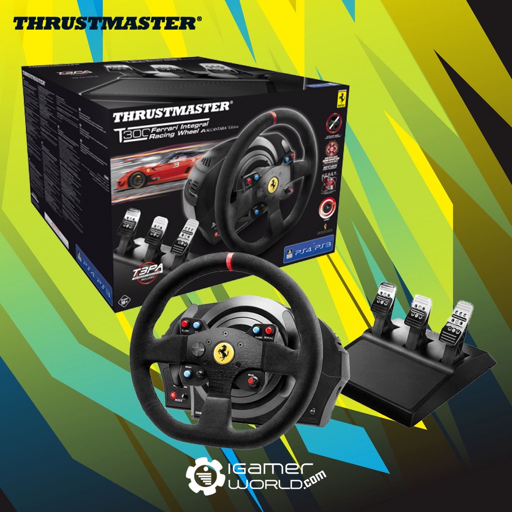 Jual Thrustmaster T300 Ferrari Integral Racing Wheel Alcantara Edition ...