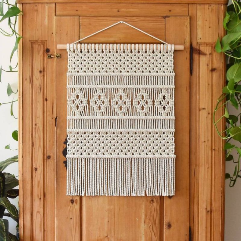 Jual Hiasan Dinding Macrame Wall Hanging Tapestry Shopee Indonesia