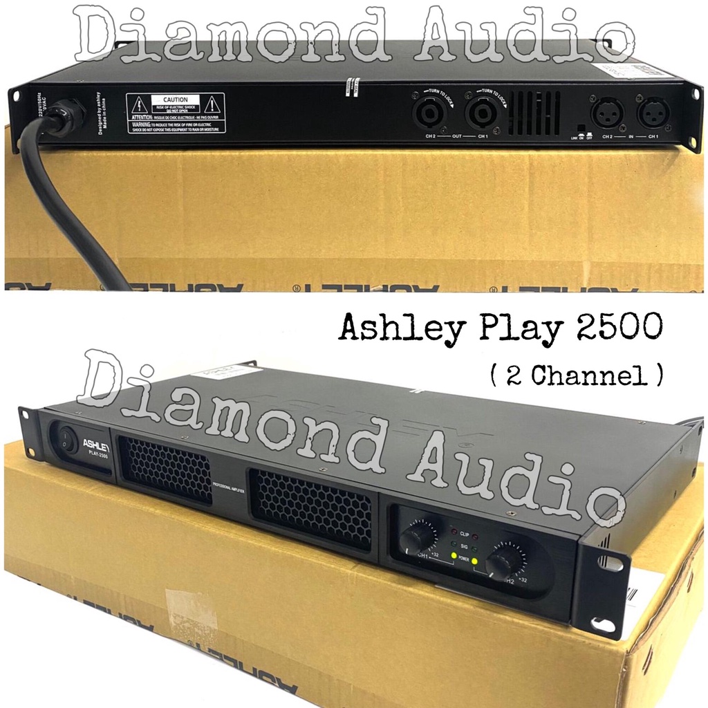 Jual Power Amplifier Ashley Play2500 Original Ampli 2 Channel Play 2500