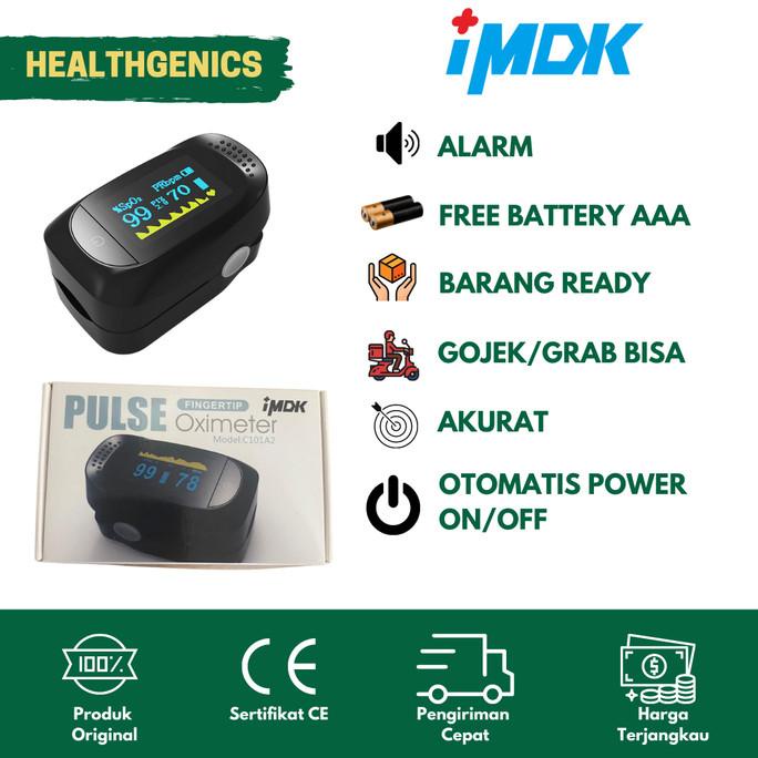 Jual Fingertrip Pulse Oxymeter alat pengukur oksigen darah alarm