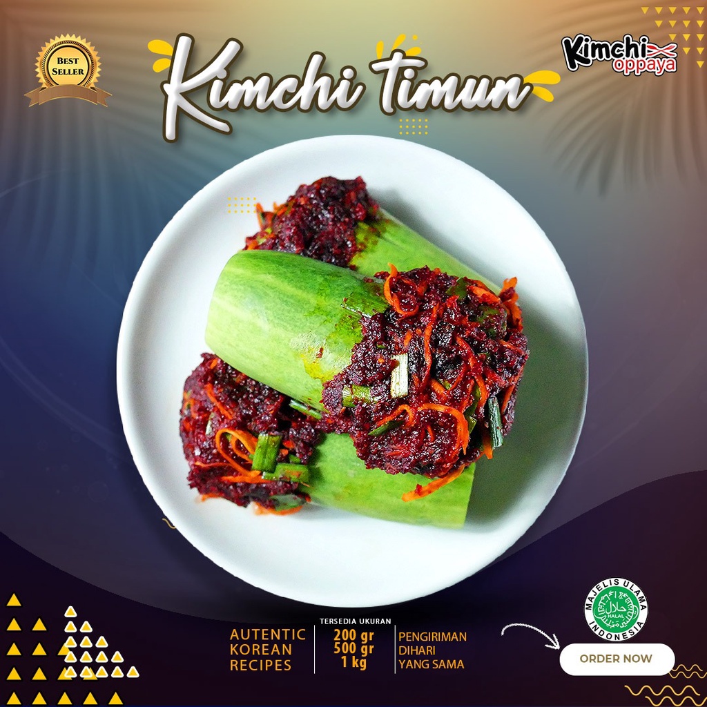 Jual Kimchi Timun Korea 1kg Halal Authentic Korea Kimchi Shopee Indonesia