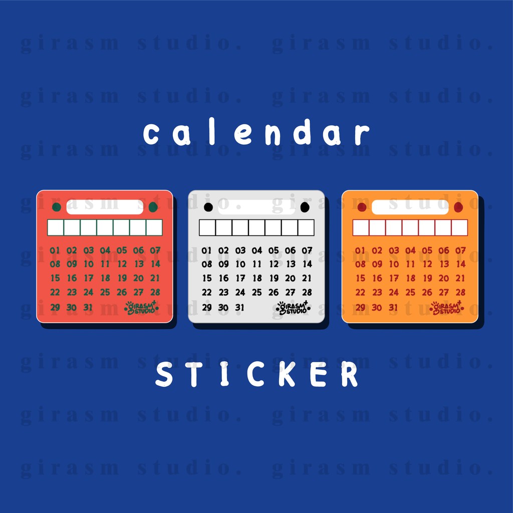 Jual KALENDER 2021 SIMPLE & AESTHETIC #4 | DIY - STICKER AND SMALL ...