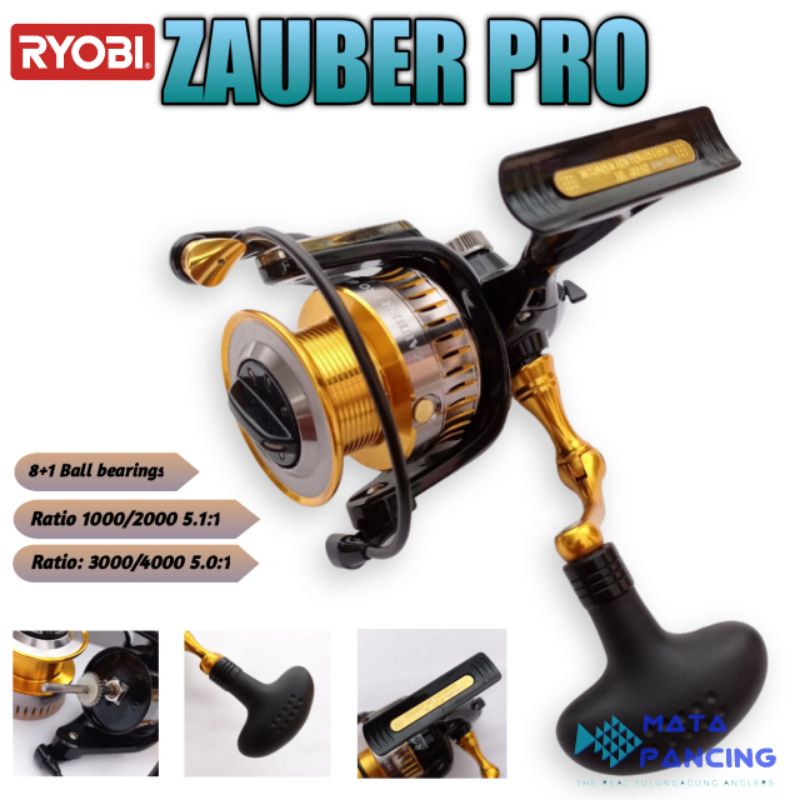 RYOBI ZAUBER 40002台セット（Jual Reel ryobi zauber pro 4000 gear 