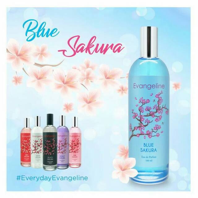 Jual TERMURAHH Wangi Tahan Lama Evangeline Sakura Black Sakura