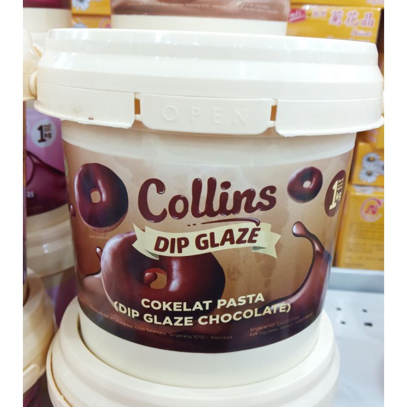 Jual COLLINS dip glaze 1 kg - saus manis - celupan donat - coklat ...