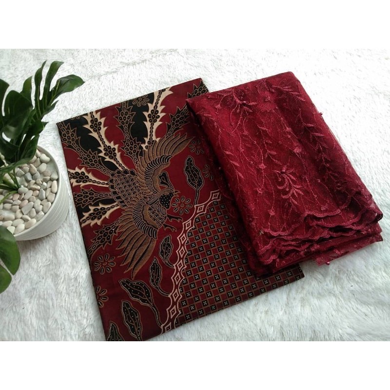 Jual Kain Batik Jarik Kebaya Alusan Adem Coupe Set Embos Katun Primis