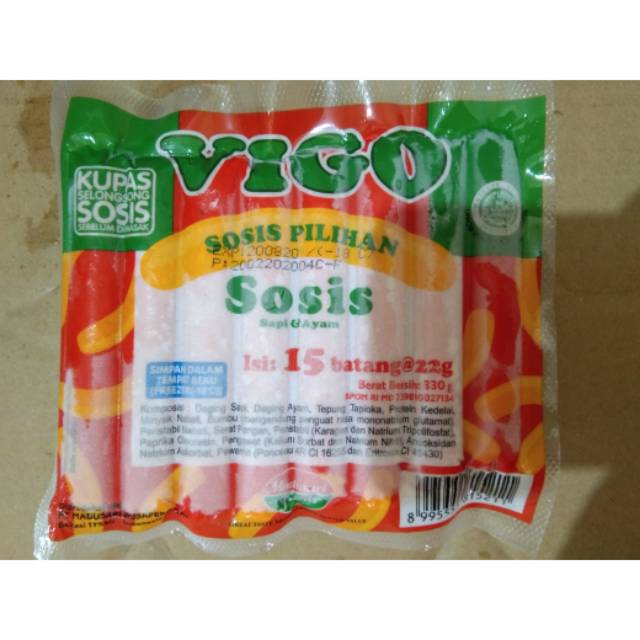 Jual Sosis vigo 15's ( Sapi&Ayam) | Shopee Indonesia