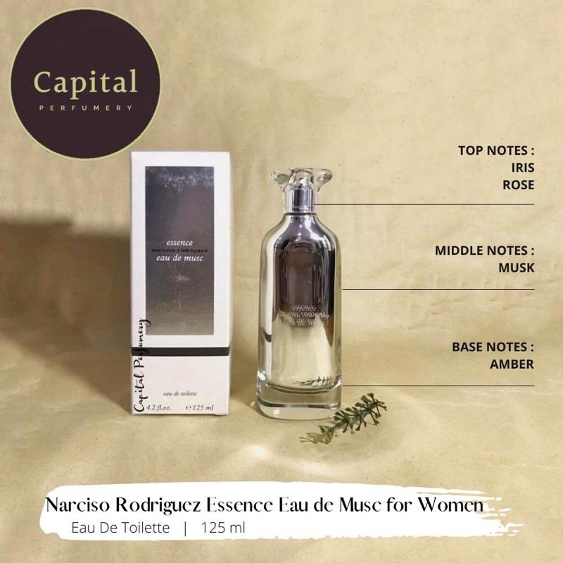 Jual Narciso Rodriguez Essence Eau de Musc W edt 125ml Shopee Indonesia