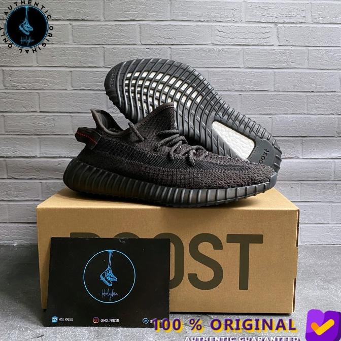 Jual Adidas Yeezy Boost 350 V2 Black (Non-Reflective) [[[ TERSEDIA COD ...