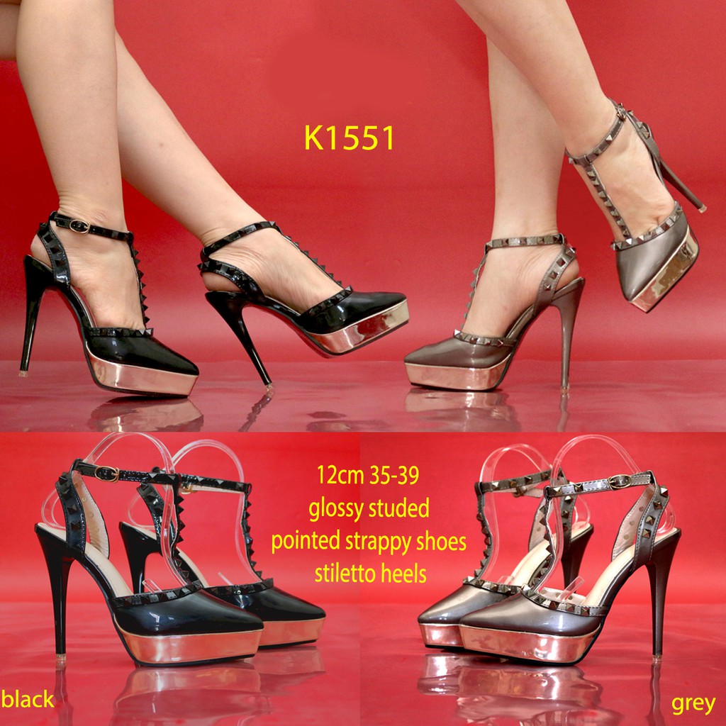 Sepatu heels hot sale 12 cm