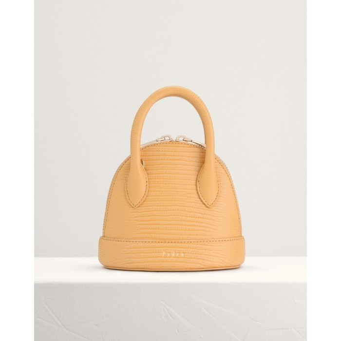 Pedro mini lizard effect top handle bag