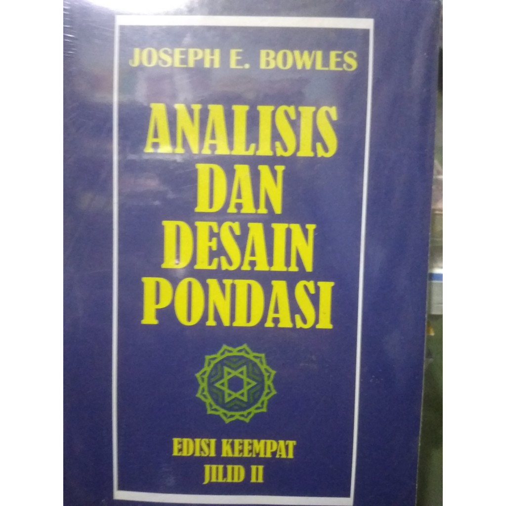 Jual Buku Analisis Dan Desain Pondasi Edisi Ke Jilid Shopee Indonesia