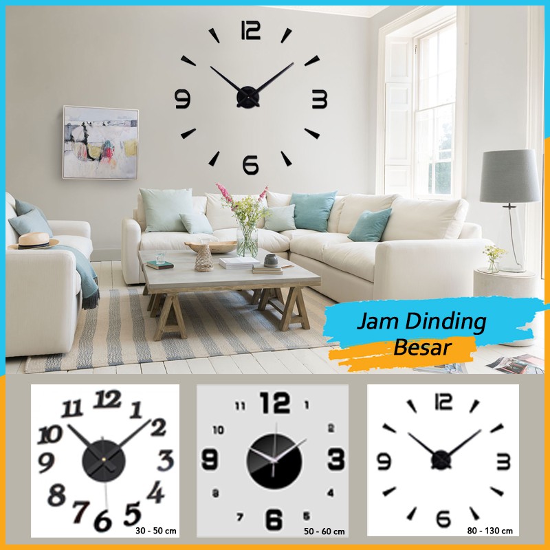 Jual JAM DINDING UNIK MURAH JAM BESAR DINDING JAM DINDING 3D JAM ...