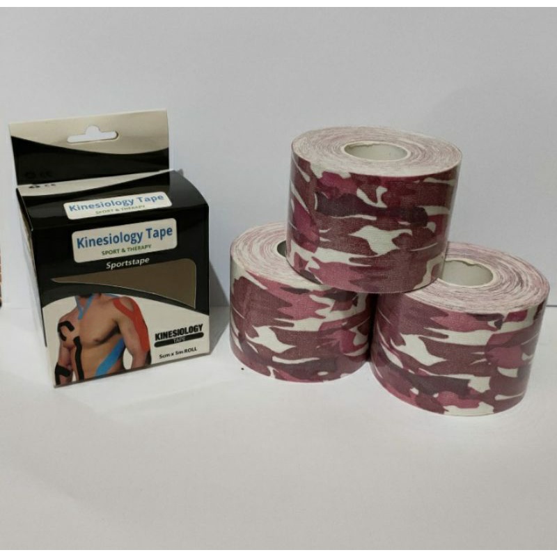 Jual Kinesiology Taping Sport Orginal Kinesio Tape Camo Army 5cm X