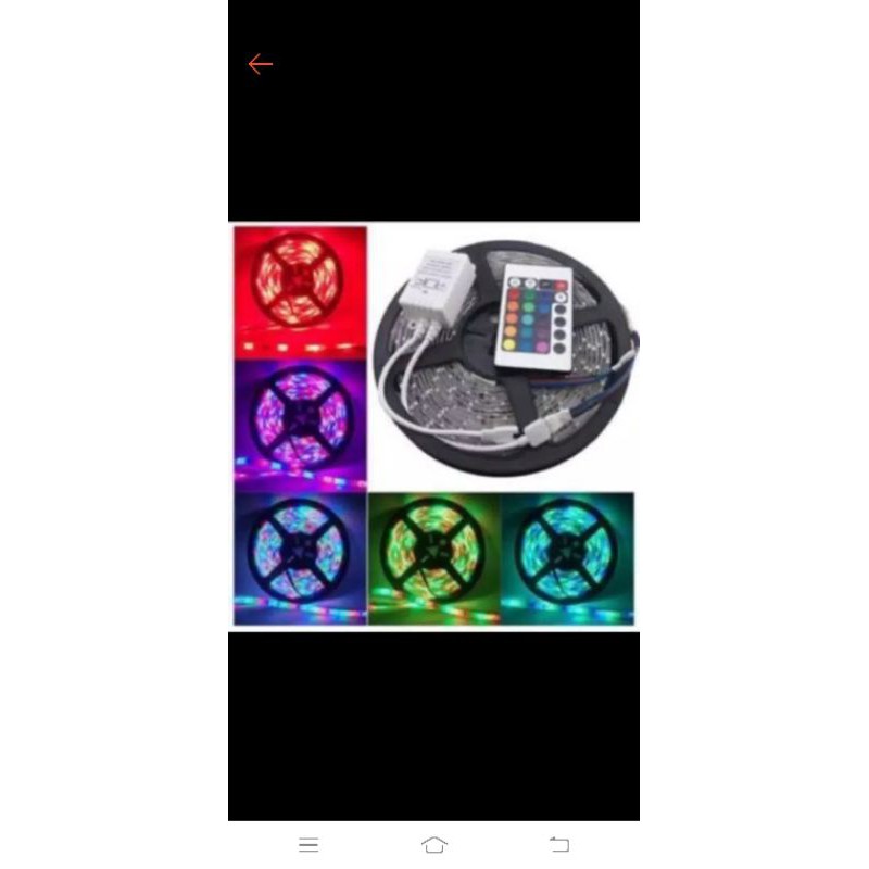 Jual Lampu led strip RGB 2835 ip44 waterproof warna warni led strip rgb ...