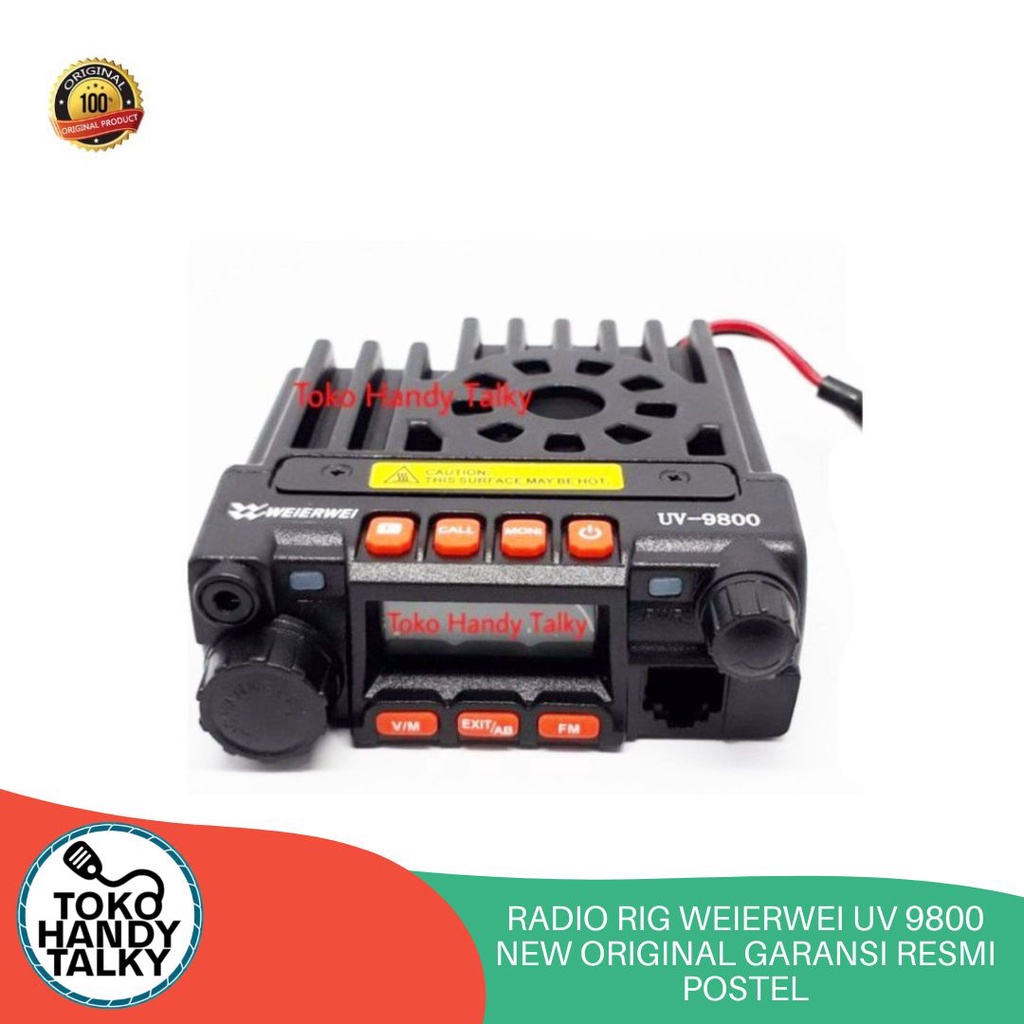 Jual WEIERWEI UV 9800 UV9800 RADIO RIG MINI ORIGINAL GARANSI RESMI ...