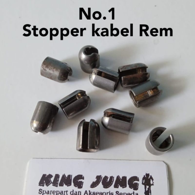 Jual Stopper jalur kabel rem shifter rivet steel botol minum eyelet rak ...