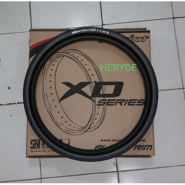 Jual Velg Jari Jari V Rossi Sprint Xd Black Ring Lebar