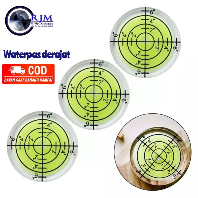 Jual mini level waterpass mini bulat waterpas water pas derajat cocok ...