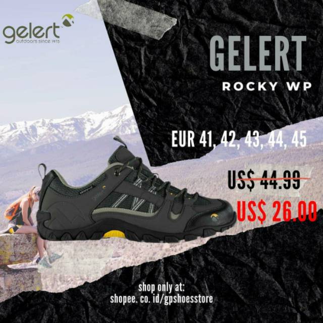 Gelert rocky hot sale walking shoes