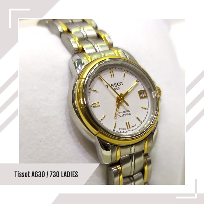 Code407 Jual Jam Tangan Wanita Original Asli Swiss Tissot Automatic A630 730