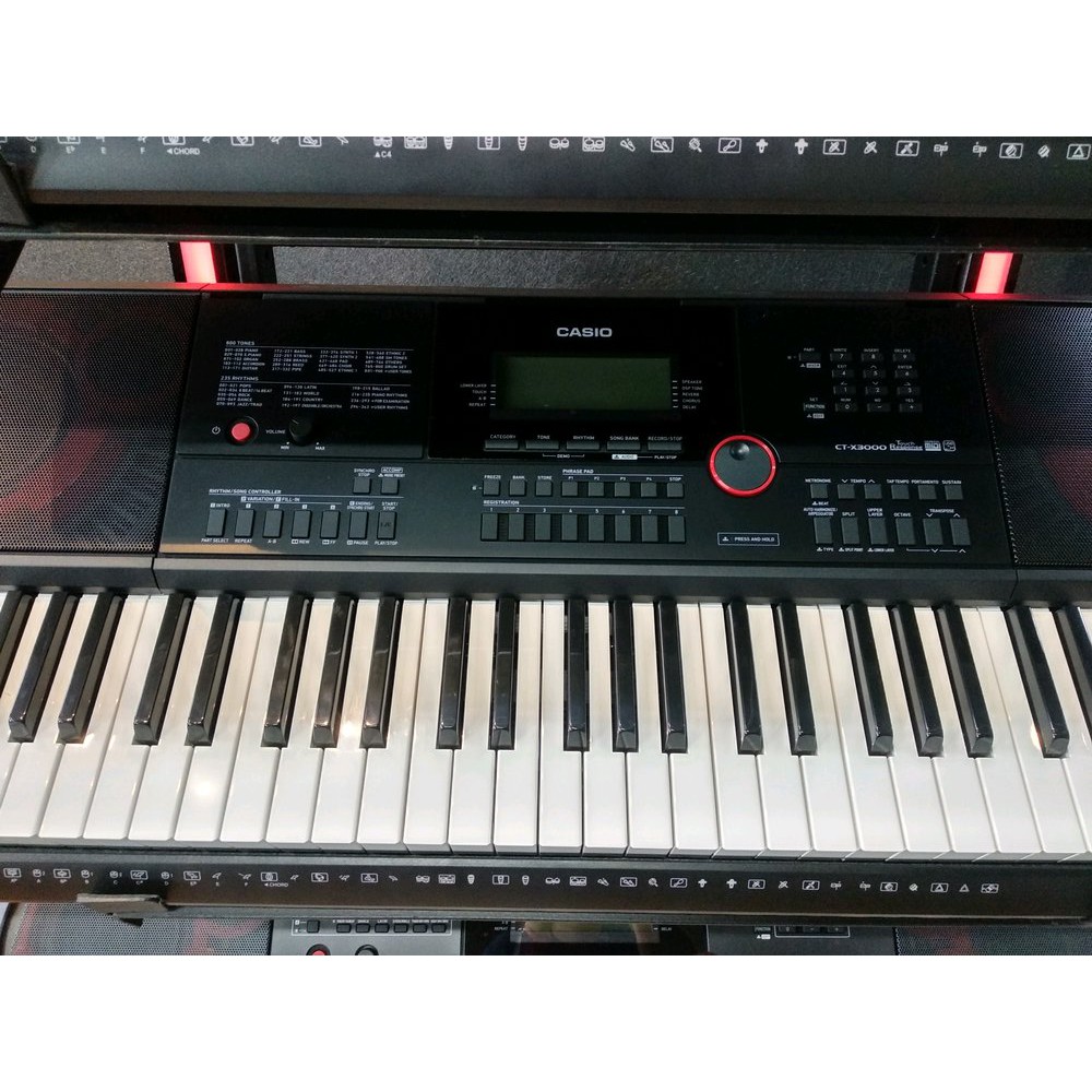 Jual Keyboard CASIO CTX3000 CT X3000 CTX 3000 BONUS SESUAI GAMBAR Bagus