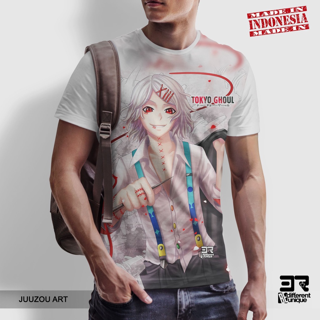 Jual [ COD ] KAOS PRINTING GAMBAR ANIME TOKYO GHOUL JUUZOU ART - BAJU