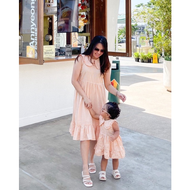 Jual PATRICIA DRESS Dress couple mom and kids Baju couple mom and kids Baju couple ibu dan anak Shopee Indonesia