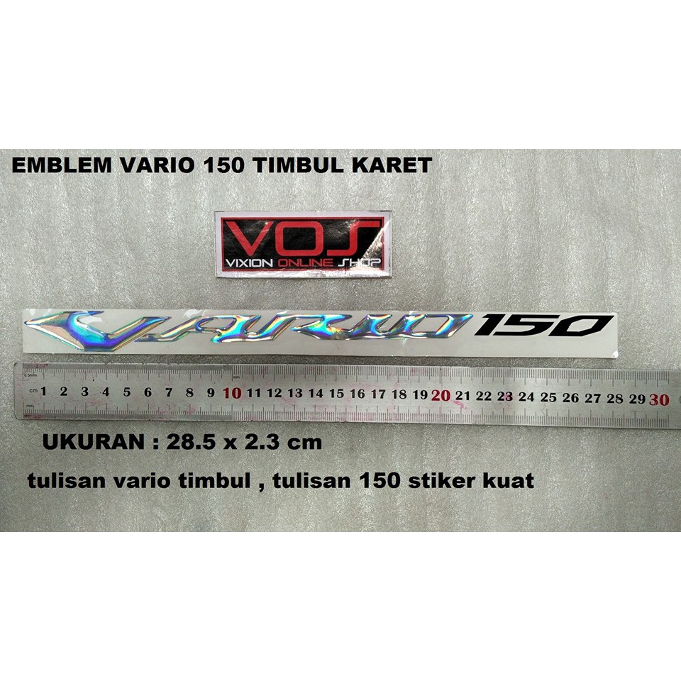 Jual LOGO EMBLEM VARIO 150 TIMBUL | Shopee Indonesia