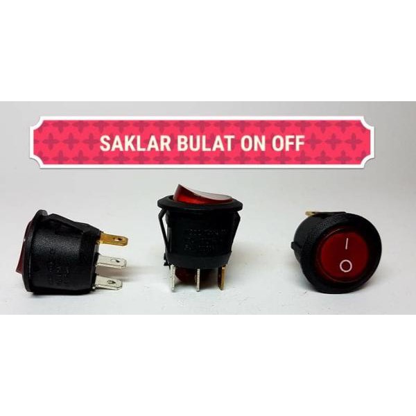 Jual Saklar Bulat On-Off 3 Kaki AC-DC untuk Mesin Tetas Telur Full ...