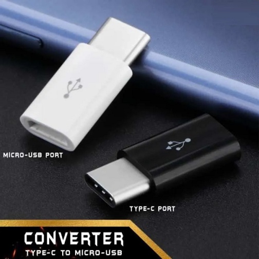 Jual Converter Micro USB To Type C Adapter Tipe Konektor 3.1 Konverter ...