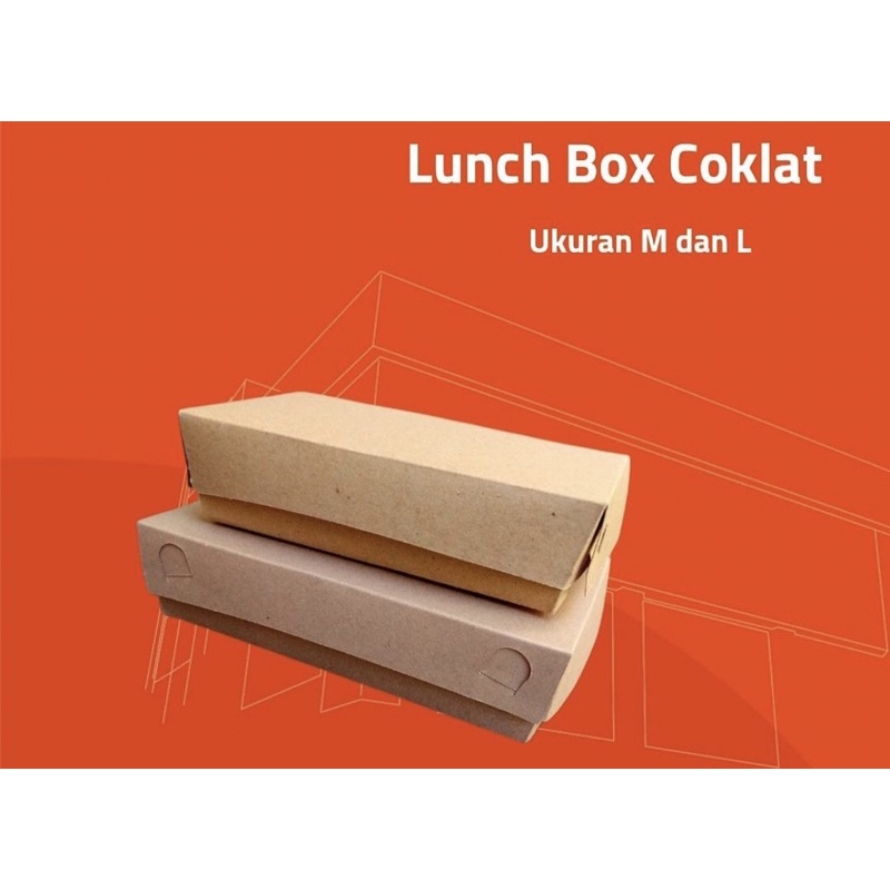 Jual lunch box kraft ( rakitan ) | Shopee Indonesia