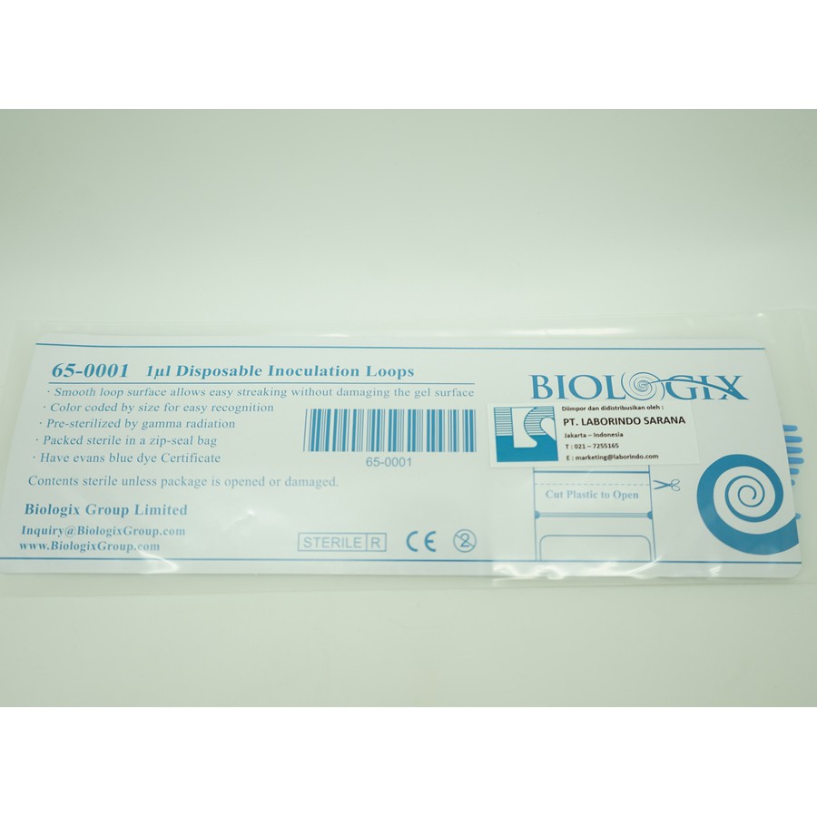 Jual Biologix Inoculating Loops 1ul Sterile Blue | Shopee Indonesia