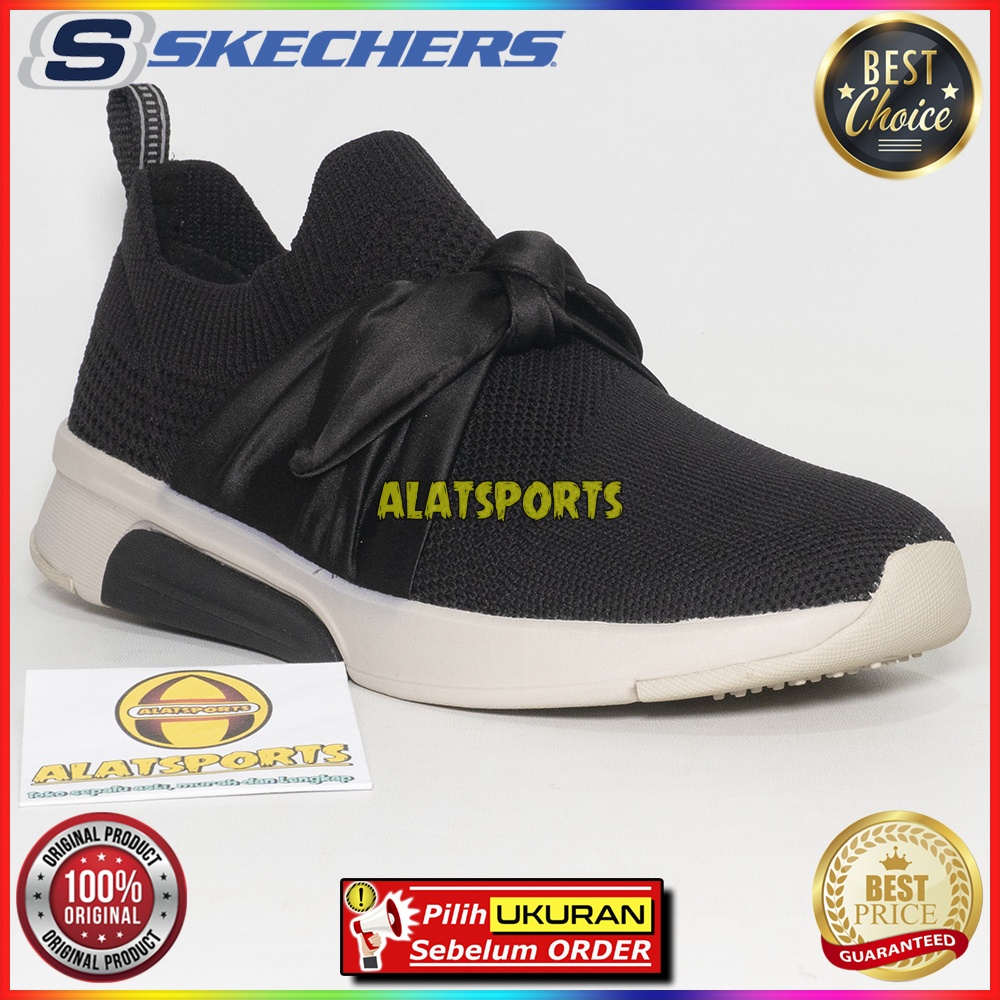 Jual Skechers Modern Jogger Debbie 68741 BLK Hitam Sepatu Sneaker Slip On Wanita Original Shopee Indonesia