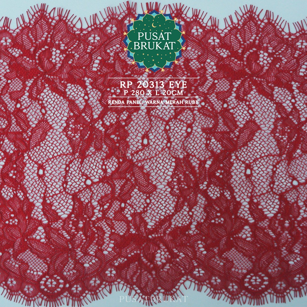 Jual KAIN RENDA PANEL 20313 - RENDA PANEL POTONGAN P280 X L20 CM [per 1 ...