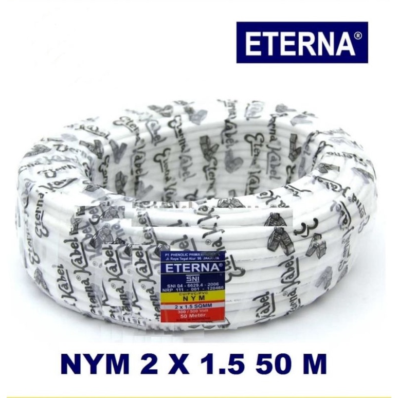 Jual Kabel Listrik Eterna X Mm Nym Eceran Meteran Harga