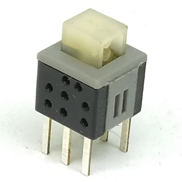 Jual Push Switch 6pin DPDT push on push off latching | Shopee Indonesia