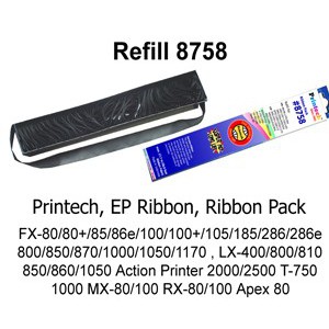 Jual PRINTECH RIBBON PACK REFILL 8758 16 METER / #8758 | Shopee Indonesia