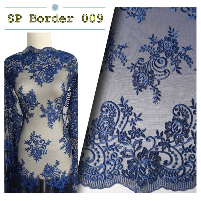 Jual Kain Brukat / Kain Brokat - SP Border 009 | Shopee Indonesia