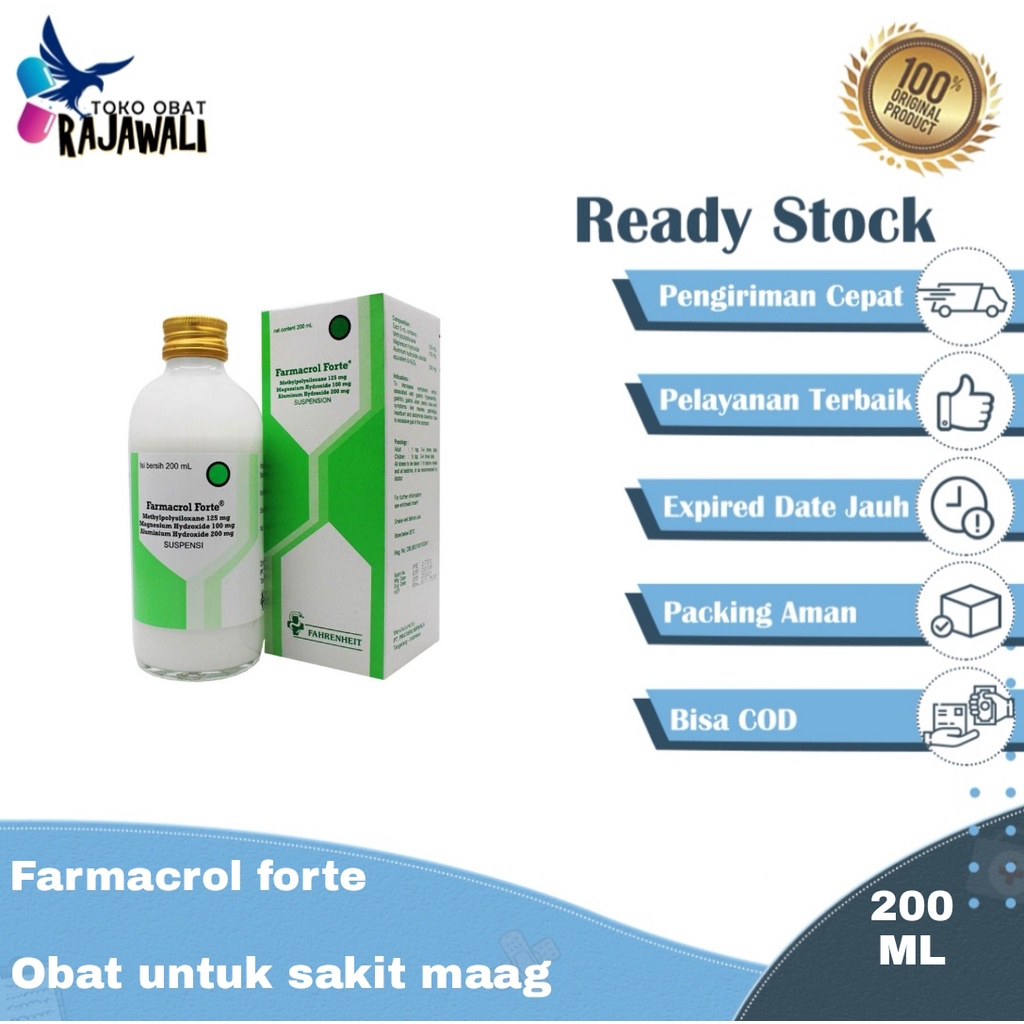 Jual Farmacrol Forte Sirup 200ml Perbotol Shopee Indonesia