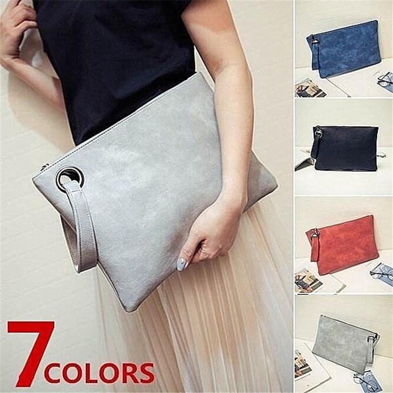 Jual Tas Clutch Wanita Bahan Kulit Leather Clutch Bag Fashion Branded Shopee Indonesia