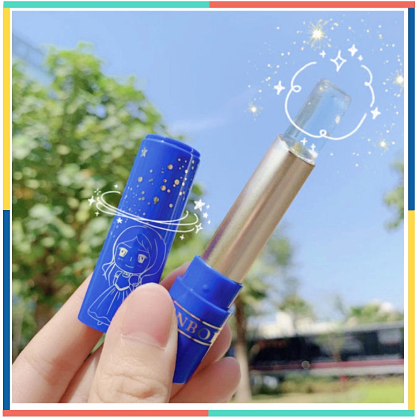 Jual HANBOLI Lip Balm 24K Gold Princess Rose Oil Berubah Warna Bibir ...
