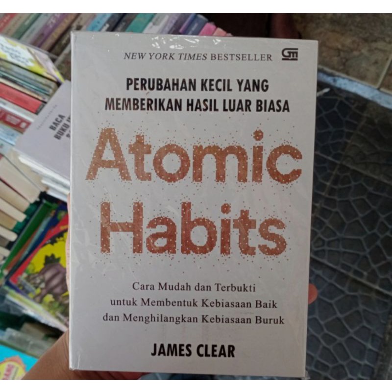 Jual BUKU NOVEL ATOMIC HABITS JAMES CLEAR Shopee Indonesia