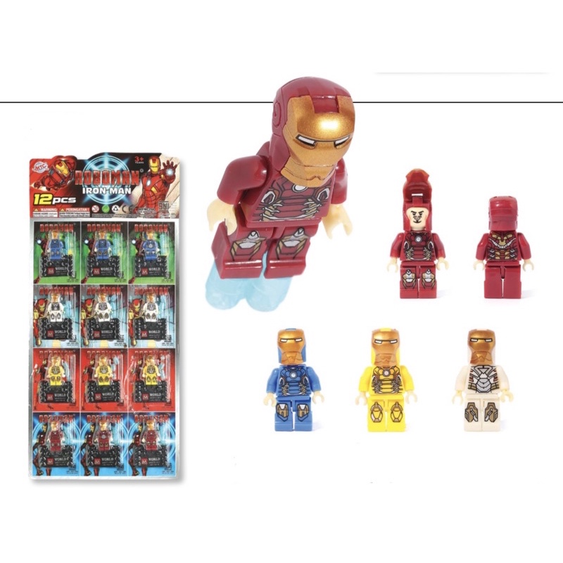 Jual Mainan Robot Iron Man murah / Lego Iron Man / Minifigure Iron man