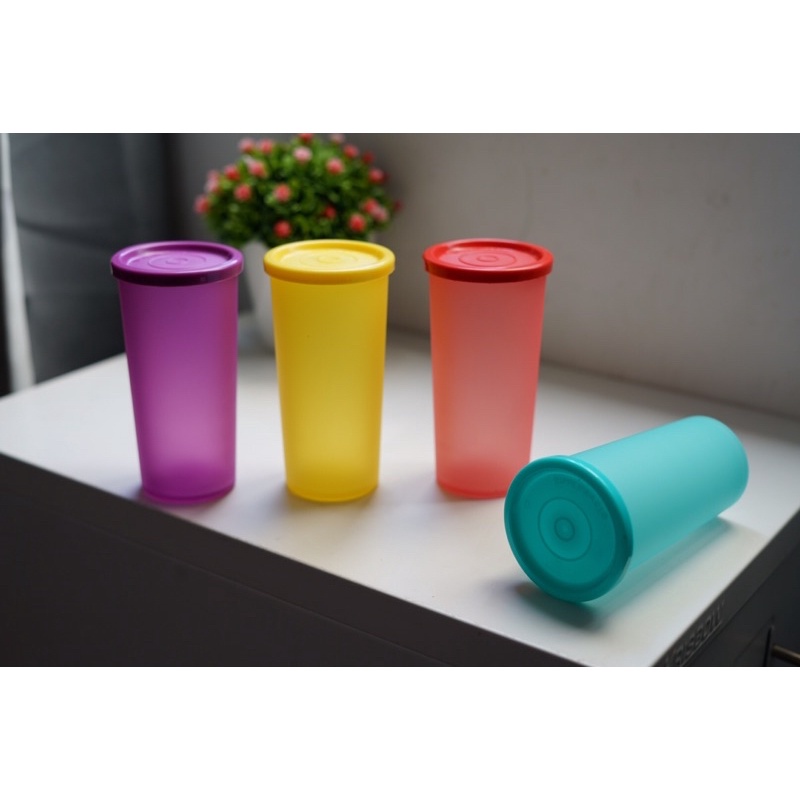 Jual Tupperware Mini Tumbler gelas plastik kecil imut lucu botol minum ...