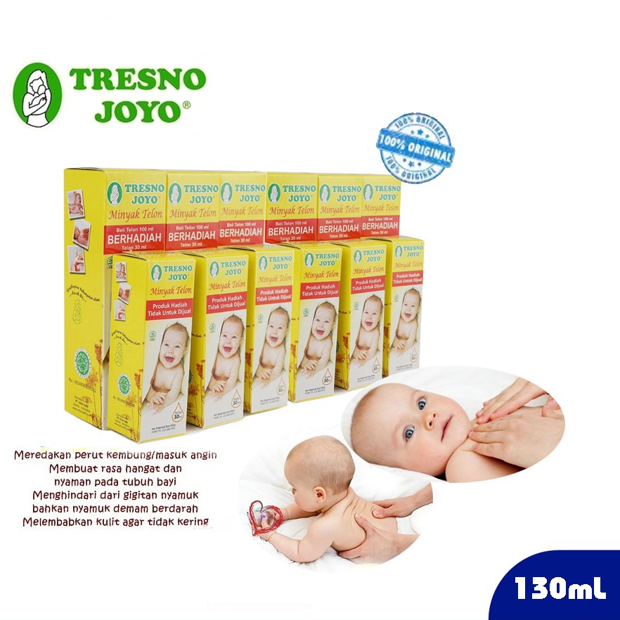 Jual ( Isi 6 Pack ) Tresno Joyo Minyak Telon 100 ml (Free Minyak Telon ...