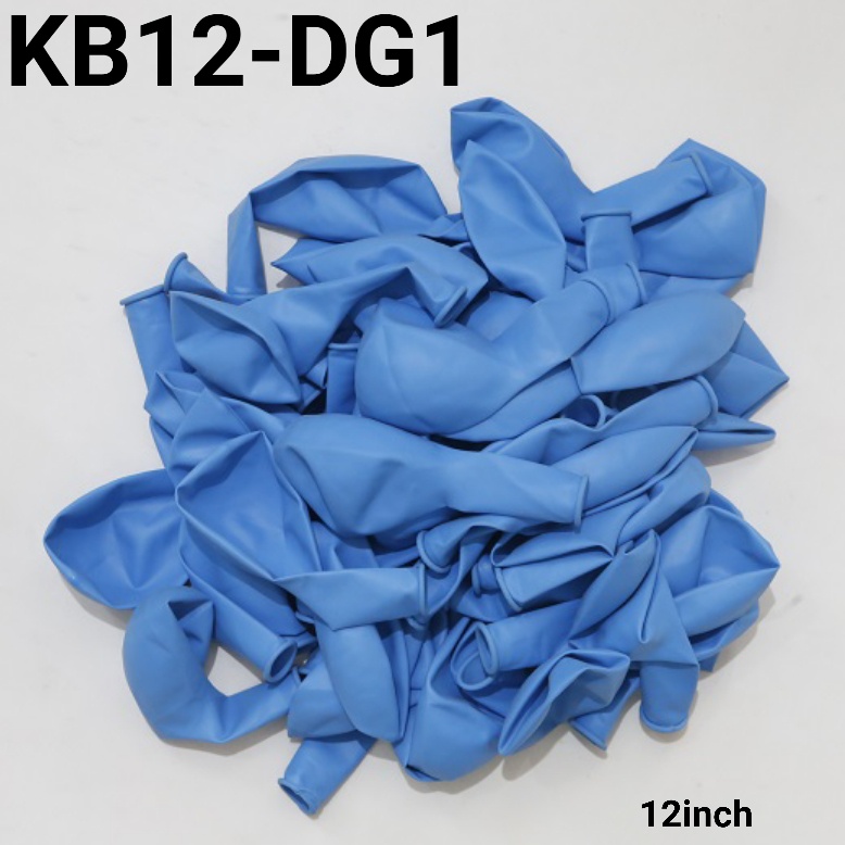 Jual Kb Dg Balon Latex Inch Cm Doff Sky Blue Biru Muda Satuan Ecer Balon Latex Bulat