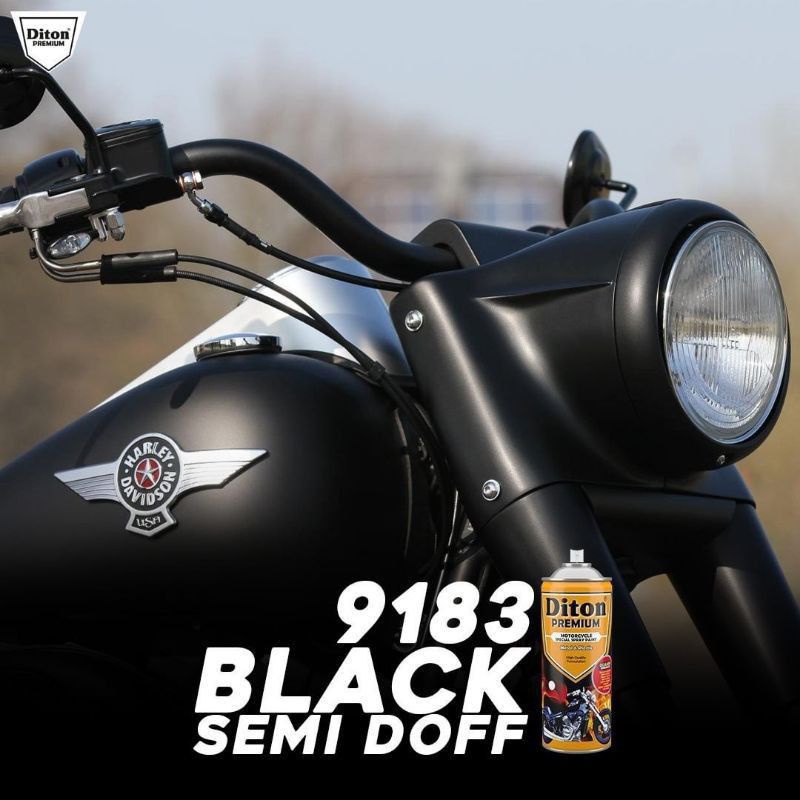 Jual Pilok Hitam Semi Dof 9183 Black Semi Doff Diton Premium Cat