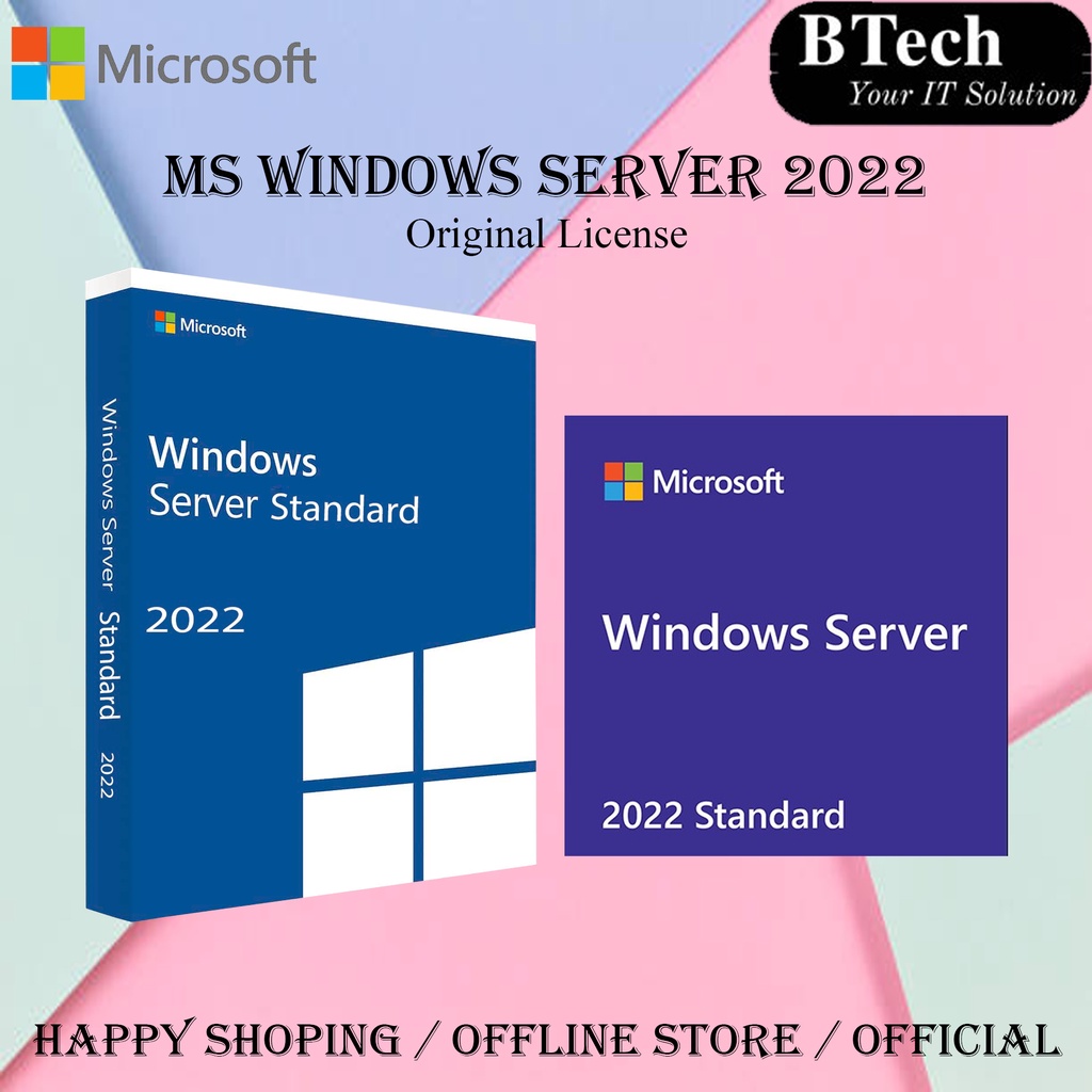 Jual MS Windows Server 2022 Standard Original License | Shopee Indonesia