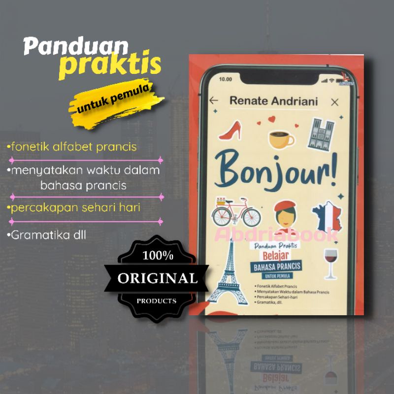 Jual Buku Bonjour Panduan Praktis Belajar Bahasa Perancis Untuk Pemula